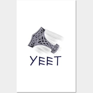 Thor's Hammer Mjölnir the First Yeet Posters and Art